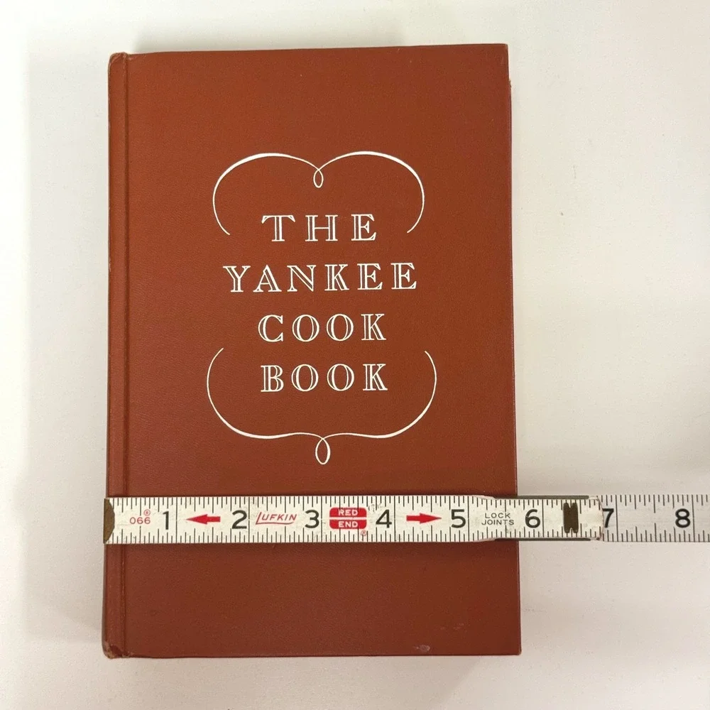 The Yankee Cook Book Imogene Wolcott 1963 New England Recipes Vintage Hardcover